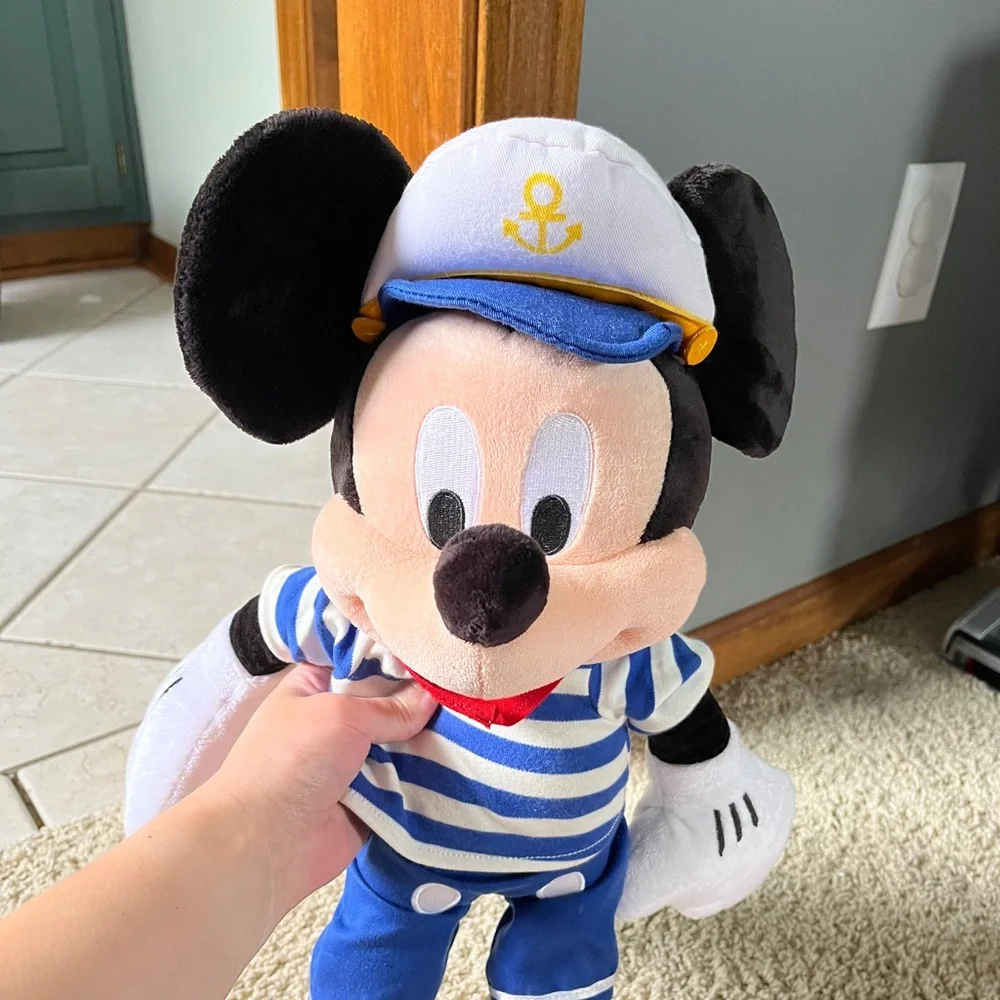 Disney Parks Mickey Mouse Sailor Stuffed Animal